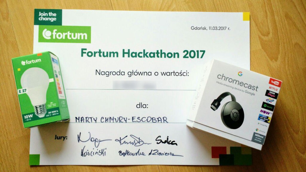 Fortum Hackaton Prizes